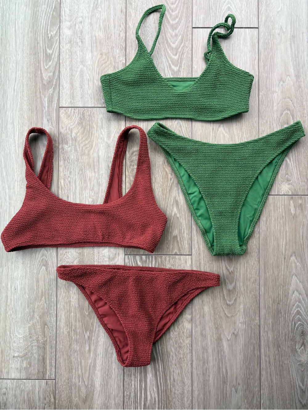 bundle pacsun la hearts bikinis